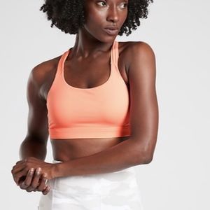 Athleta, NWT, Sports Bra, Peach, Small, Orig $49